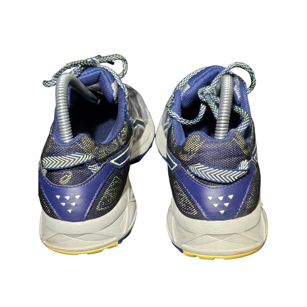 Asics Gel-Sonoma 3 Women Trail Running Shoes Grey Navy Blue Yellow T774N Size 10 - Picture 8 of 11